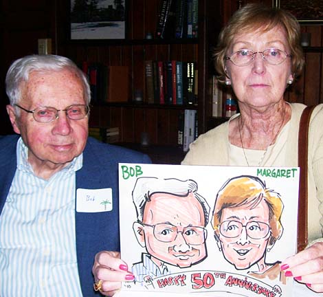 Detroit Party Caricatures