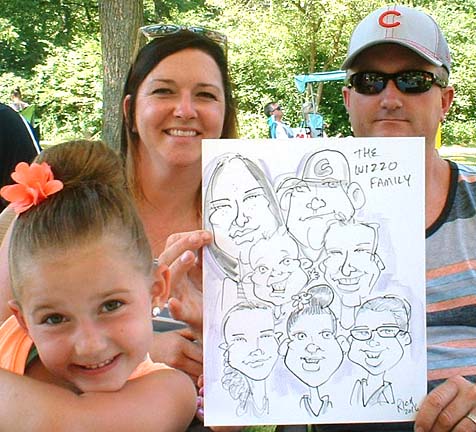 Chicago Party Caricatures