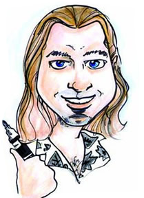 Party Caricature Artist Robert