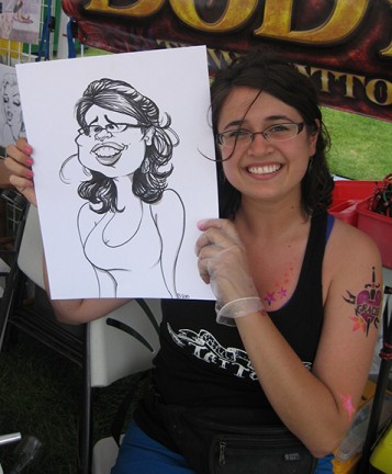 Minneapolis-St Paul Party Caricatures