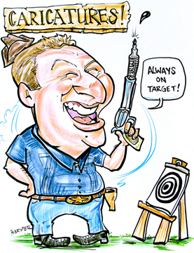 Party Caricature Artist Ryan