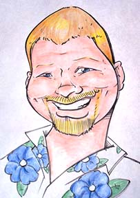 Party Caricature Artist Ryan