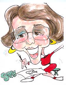 Party Caricature Artist Sarah