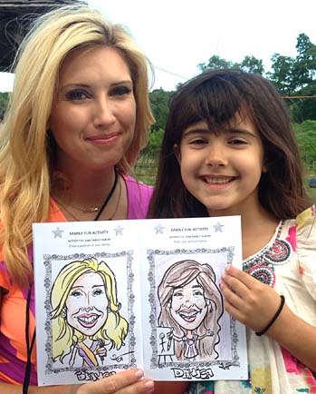 The Villages Party Caricatures