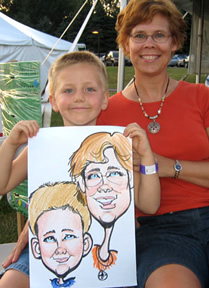 Akron Party Caricaturist