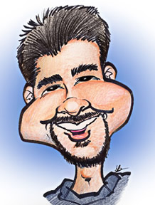 Party Caricature Artist Sean