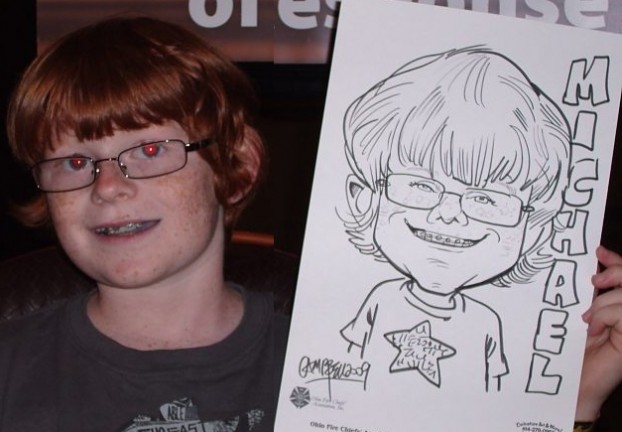 Columbus Party Caricatures