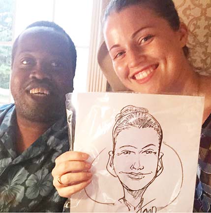 Westchester County Party Caricature Artist