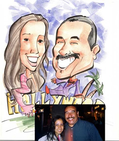 Las Vegas Party Caricatures