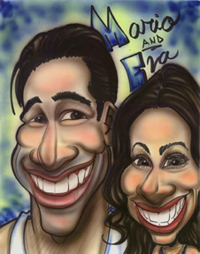 Jacksonville Party Caricatures