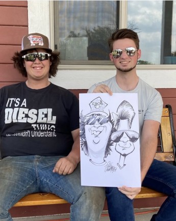 Wichita Party Caricaturist