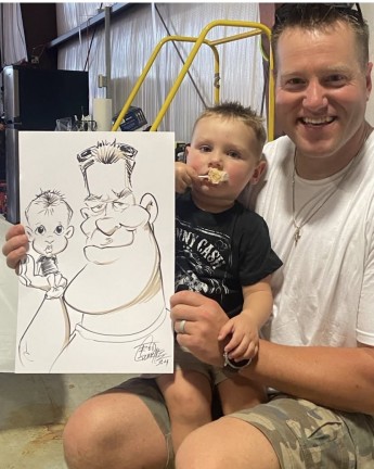 Wichita Party Caricatures