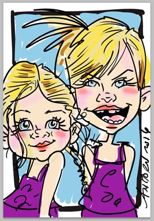 Minneapolis-St Paul Digital Caricature Artist