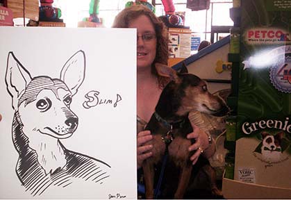 Las Vegas Party Pet Caricatures